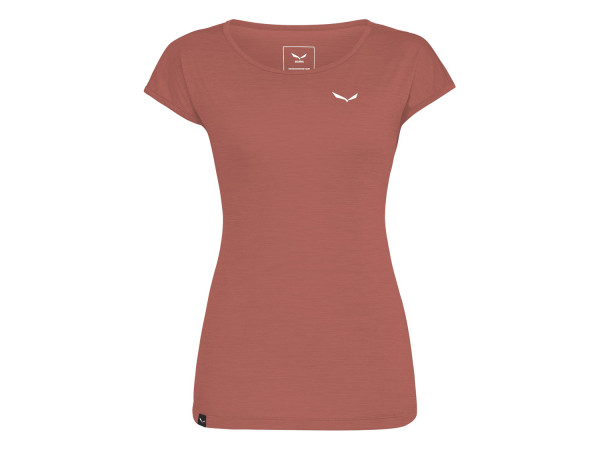 Salewa Damen T-Shirt Puez Melnage Dry W etruscan red