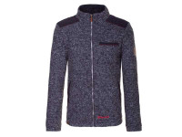 Almgwand Herren Strickfleece Jacke Fichtnerspitze grau/Windstopper Almgwand Herren Strickfleece Jacke Fichtnerspitze grau/Windstopper