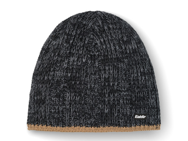 Eisbär Herren Mütze RENE XL cappuccino-schwarz