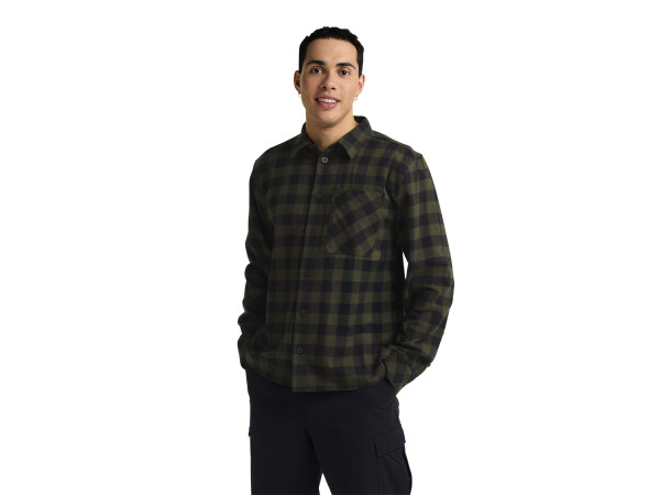 Jack Wolfskin Herren Flannel Hemd LITE obisidian moss