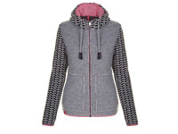 Almgwand Damen Strickfleece Jacke Baumgartgeier grau Almgwand Damen Strickfleece Jacke Baumgartgeier grau