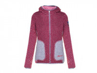 Almgwand Damen Strickfleece Jacke Geissenberg rot Almgwand Damen Strickfleece Jacke Geissenberg rot