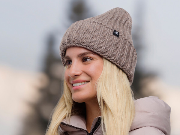 Eisbär Damen Mütze LEIA OS taupe