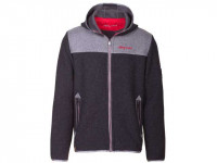 Almgwand Herrn Strickfleece jacke Hochgolling grau Almgwand Herrn Strickfleece jacke Hochgolling grau