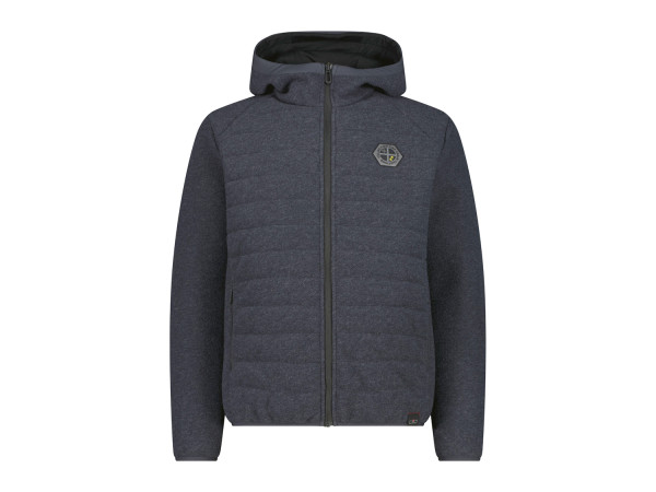 CMP Herren Wattierte Jacke mit Kapuze antracite