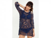 Linga Dore Damen Kleid blau Linga Dore Damen Kleid blau