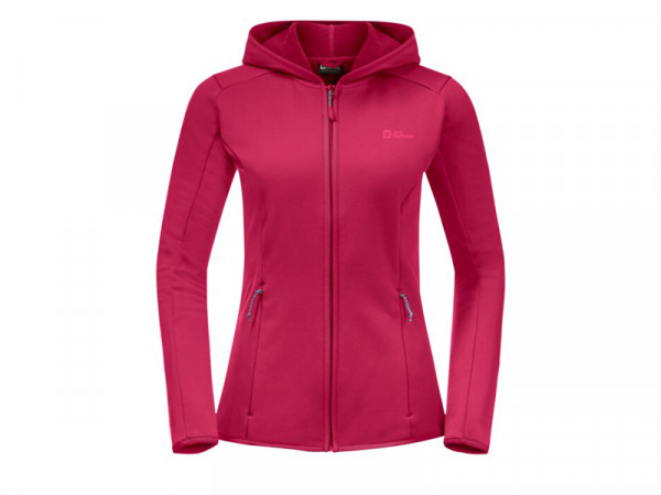 Jack Wolfskin Damen Fleece Jacke Baiselberg rot