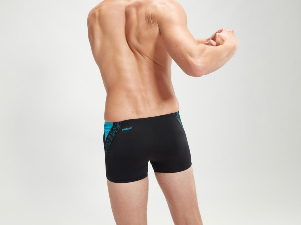 Speedo HYBERBOOM Kastenbadehose black/bolt2