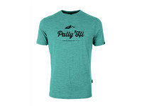 Pally Hi Herren Merino Shirt Classic Peak Logo grün Pally Hi Herren Merino Shirt Classic Peak Logo grün