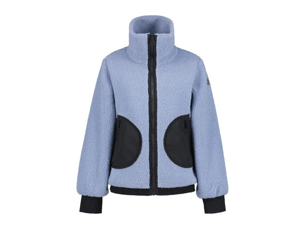 Luhta Damen Fleecejacke Iskoinen himmelblau/oversize