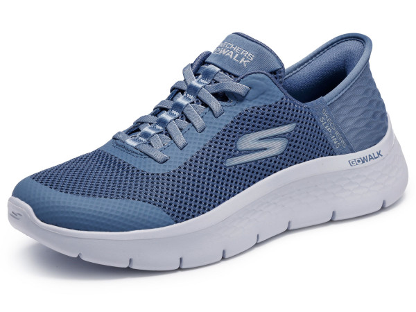Skechers Damen Slip-ins Go Walk Flex - Grand Entry blue
