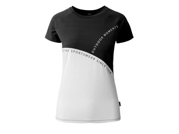 Martini Sportswear Damen Outdoor Shirt Via white/black