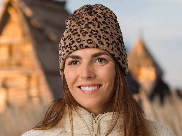 Eisbär Damen Mütze BANTO cappuccino/schwarz