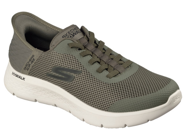 Skechers Herren Slip-ins Go Walk Flex - Hands Up oliv