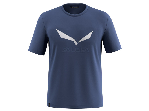 Salewa Herren T-Shirt Solidlogo Dri-Release dark denim