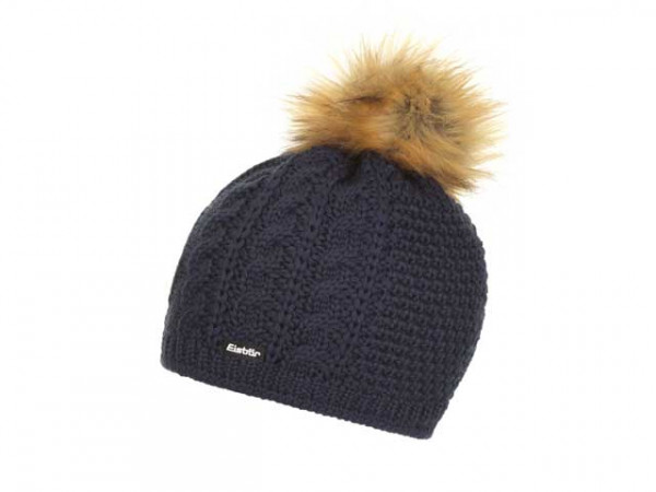 Eisbär Beanie W Cobalt/Pommel