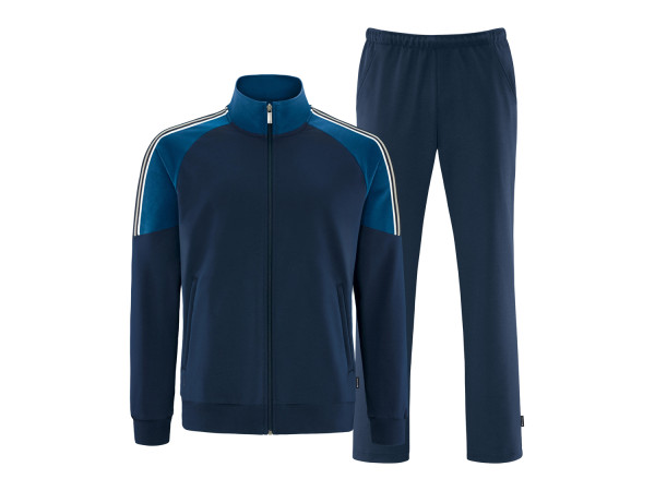 Schneider Sportswear Herren Trainingsanzug Flynn bluerise/dunkelblau