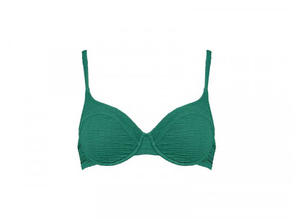 Watercult Damen Bikini Top grün C-Cup Serie Solid Crush