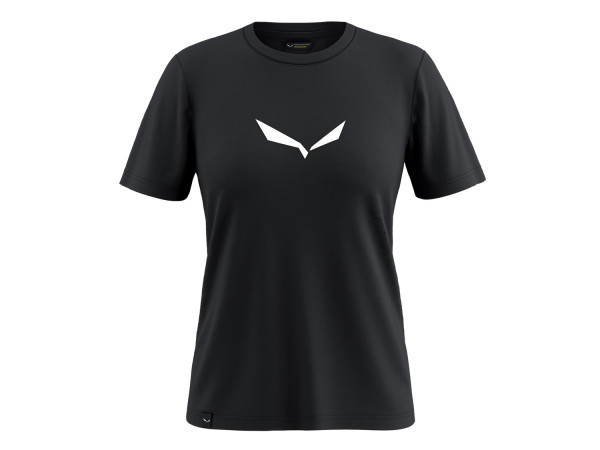 Salewa Damen T-Shirt Solidlogo Dri-Release black