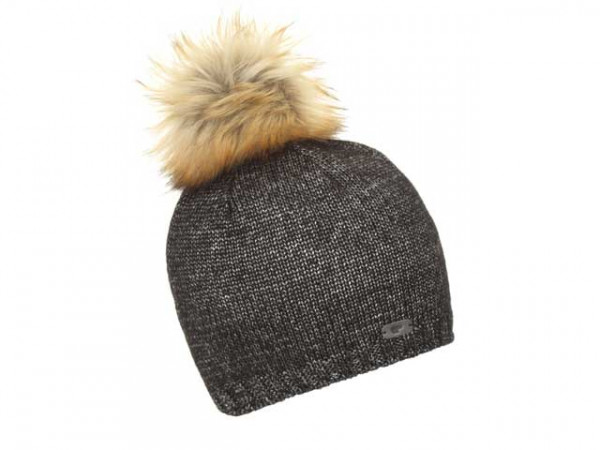 Eisbär Mütze W Grau/Crystal Pommel